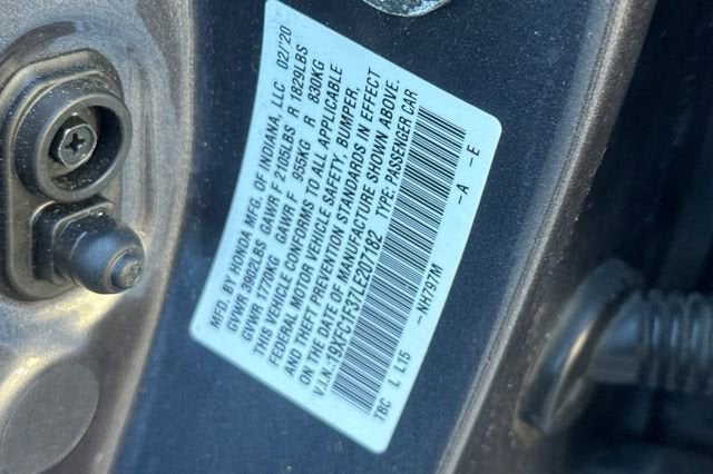 2020 Honda Civic Sedan EX