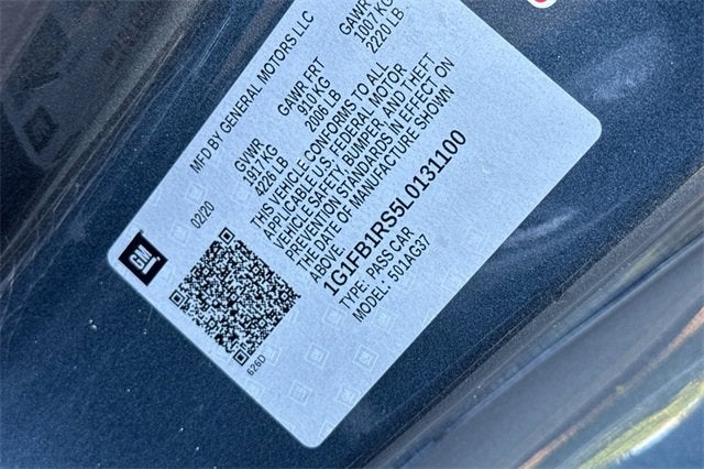 2020 Chevrolet Camaro 1LT