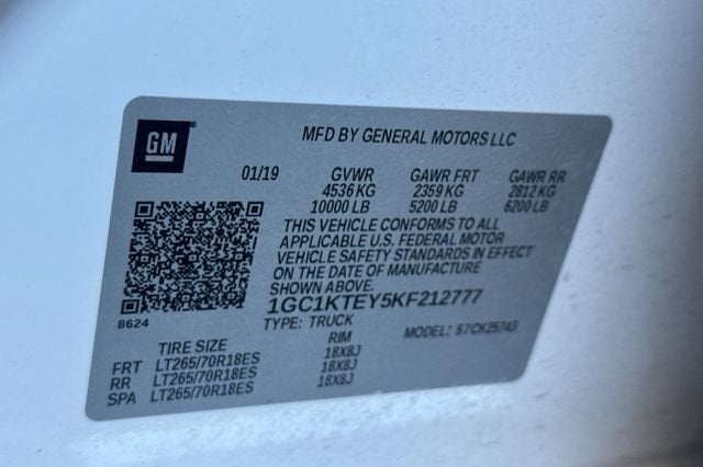 2019 Chevrolet Silverado 2500 HD LTZ