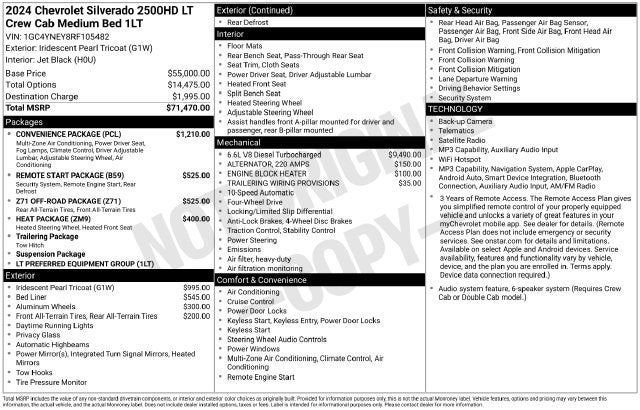 2024 Chevrolet Silverado 2500 HD LT