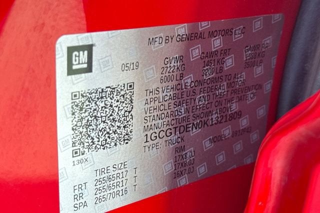 2019 Chevrolet Colorado 4WD Z71