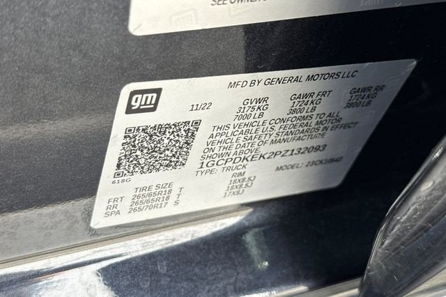 2023 Chevrolet Silverado 1500 LT (2FL)
