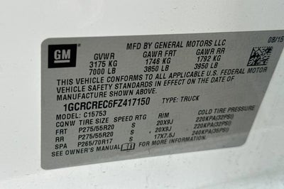 2015 Chevrolet Silverado 1500 LT