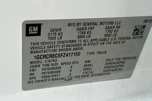 2015 Chevrolet Silverado 1500 LT