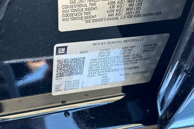 2020 Chevrolet Silverado 1500 High Country