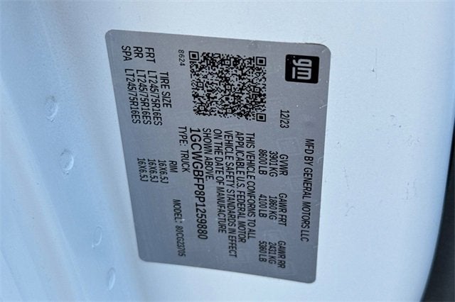 2023 Chevrolet Express Cargo 2500 WT