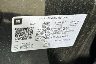 2021 GMC Acadia SLE