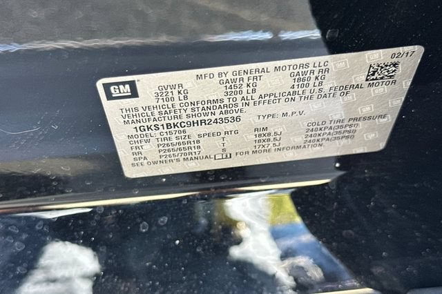 2017 GMC Yukon SLT