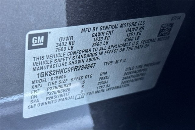 2015 GMC Yukon XL SLT