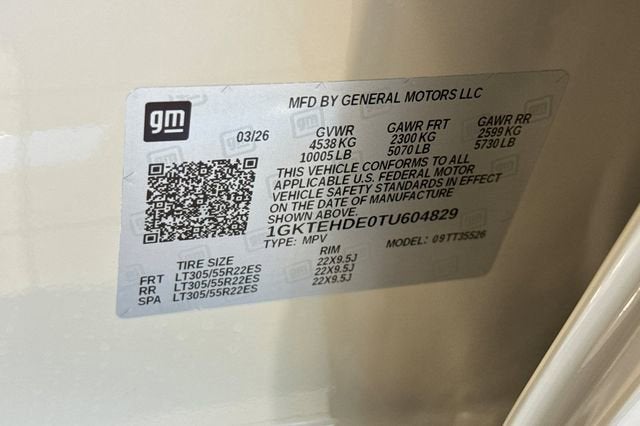 2026 GMC HUMMER EV SUV 2X
