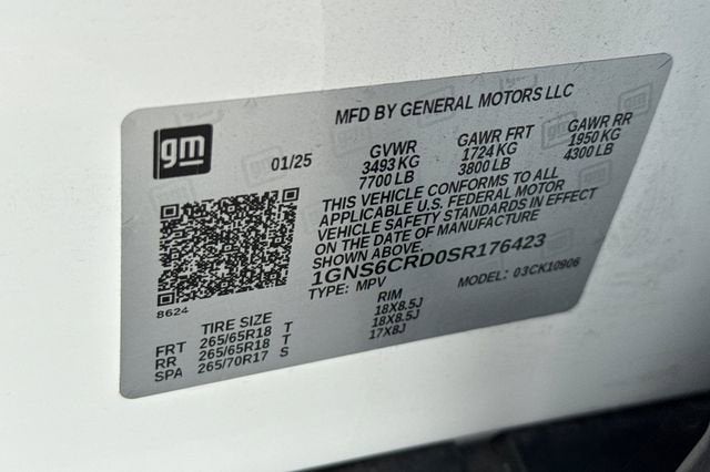 2025 Chevrolet Suburban LT