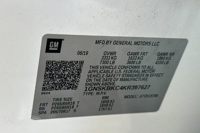 2019 Chevrolet Tahoe LT