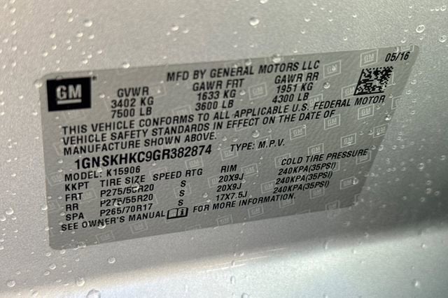 2016 Chevrolet Suburban LT