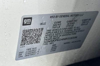 2022 Chevrolet Tahoe Z71