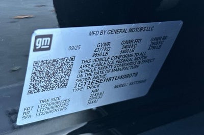 2026 GMC Sierra EV Elevation Standard Range