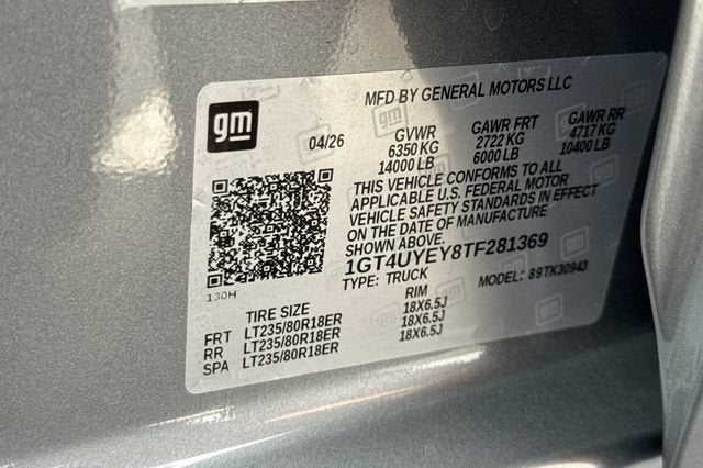 2026 GMC Sierra 3500 HD Denali Ultimate DRW