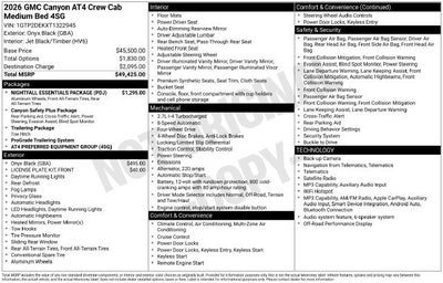2026 GMC Canyon AT4