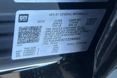 2026 GMC Sierra 1500 Denali Ultimate