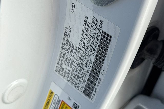 2022 Honda Accord Sedan Sport