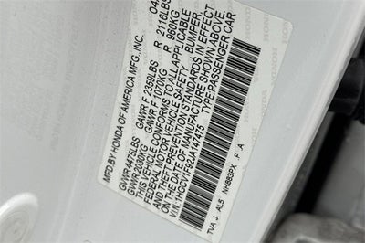 2018 Honda Accord Sedan Touring 1.5T