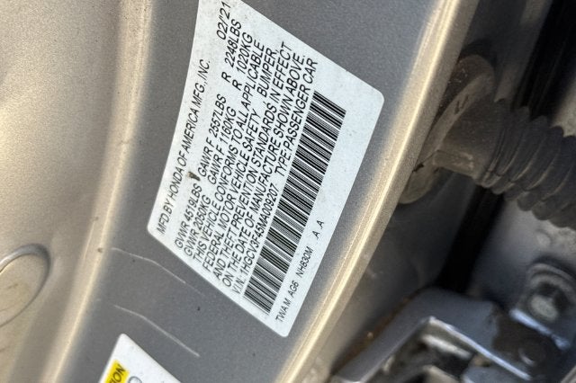 2021 Honda Accord Hybrid EX