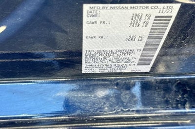 2024 Nissan Altima 2.5 SR