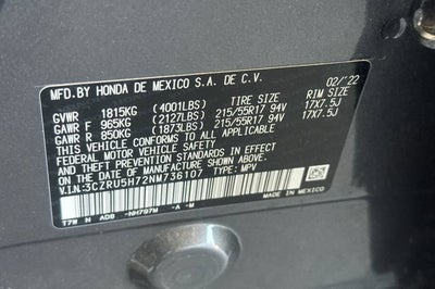 2022 Honda HR-V EX-L