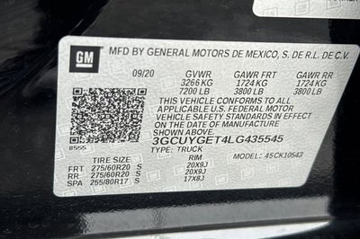 2020 Chevrolet Silverado 1500 LTZ