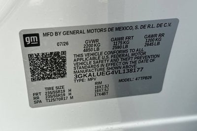 2027 GMC Terrain Elevation