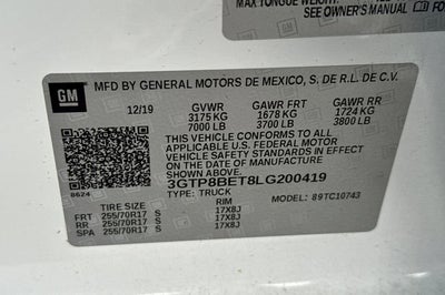 2020 GMC Sierra 1500 SLE