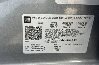 2022 GMC Sierra 1500 Limited AT4