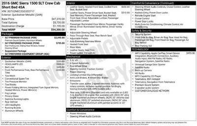 2016 GMC Sierra 1500 SLT