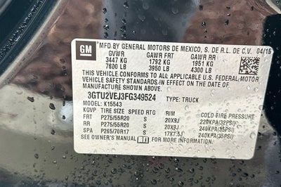 2015 GMC Sierra 1500 SLT