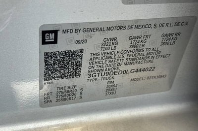 2020 GMC Sierra 1500 SLT