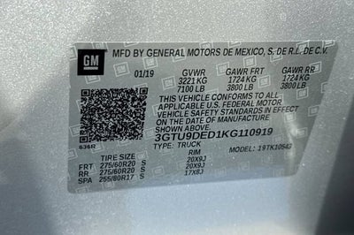 2019 GMC Sierra 1500 SLT
