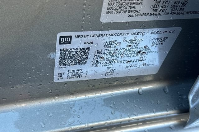 2026 GMC Sierra 1500 SLT
