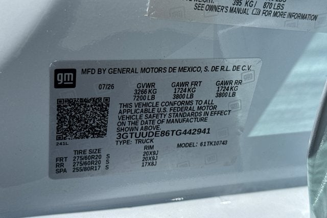 2026 GMC Sierra 1500 SLT