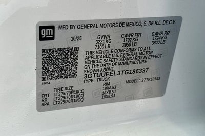 2026 GMC Sierra 1500 AT4X