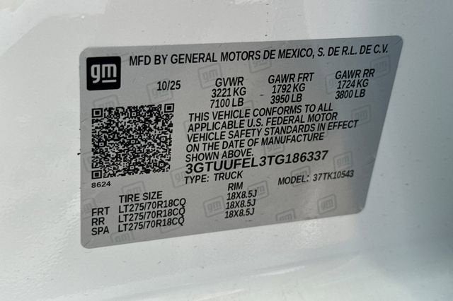 2026 GMC Sierra 1500 AT4X