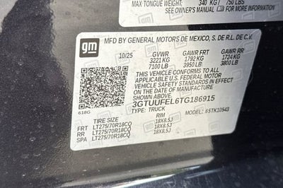 2026 GMC Sierra 1500 AT4X