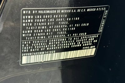 2022 Volkswagen Tiguan S