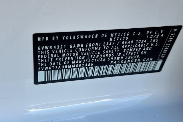 2021 Volkswagen Golf GTI S