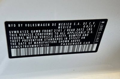 2021 Volkswagen Jetta S