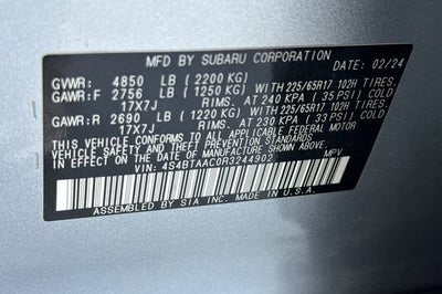 2024 Subaru Outback BASE