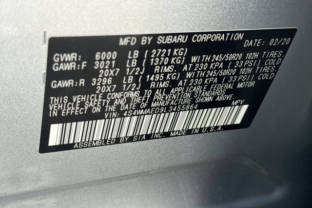 2020 Subaru Ascent Premium