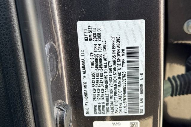 2020 Honda Pilot Elite