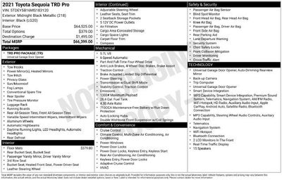 2021 Toyota Sequoia TRD Pro