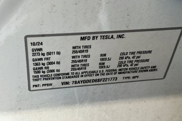 2025 Tesla Model Y Long Range