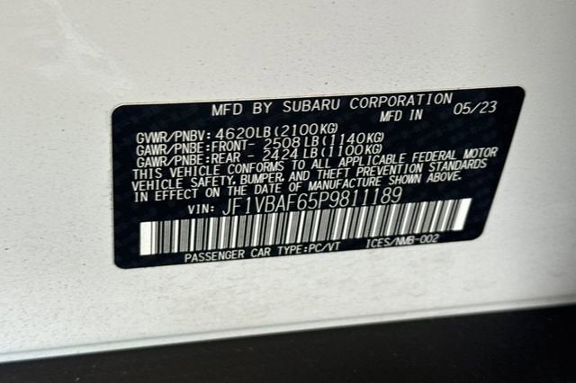 2023 Subaru WRX Premium