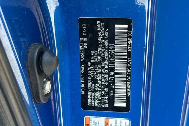 2013 Subaru BRZ Limited
